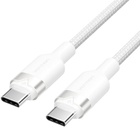 Дата кабель USB-C to USB-C 1.0m 60W aluminum alloy white Vention (TRDWF) U1167829
