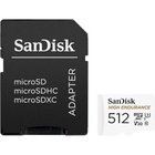 Карта пам'яті SanDisk 512GB microSDXC High Endurance UHS-I U3 V30 + SD adapter (SDSQQNR-512G-GN6IA) U0916871