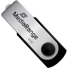 USB флеш накопичувач Mediarange 64GB Black/Silver USB 2.0 (MR912) U0862752