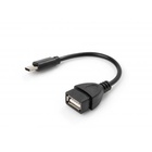 Дата кабель OTG USB 2.0 AF to Type-C Vinga (VCPDCOTGTCBK) U0369814