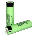 Аккумулятор 18650 Li-Ion NCR18650B TipTop Protected, 3400mAh, 6.8A, 4.2/3.6/2.5V, green Panasonic (NCR18650B-P) U0730125