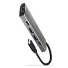 Концентратор AXAGON USB-C to 2xUSB-A + 2xUSB-C + HDMI 0.13m gray (HMC-5G2) U1124557
