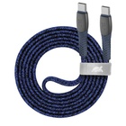 Дата кабель USB 2.0 Type-C to Type-C 1.2m 3А 60W blue RivaCase (PS6105 BL12) U0602235