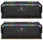 Модуль пам'яті для комп'ютера DDR5 64GB (2x32GB) 6400 MHz Dominator Platinum RGB Black Corsair (CMT64GX5M2B6400C32) U0862942