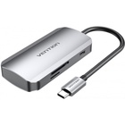 Концентратор Vention USB3.1 Type-C --> USB 3.0x3/SD/TF/PD 100W Hub 6-in-1 (TNHHB) U0574967