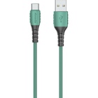 Дата кабель USB 2.0 AM to Type-C 1.0m PD-B51a Green Proda (PD-B51a-GR) U0789479