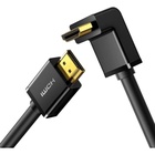 Кабель мультимедійний HDMI M to HDMI M 1.0m 90° corner HD103 black Ugreen (10172) U1109682