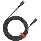 Дата кабель USB-C to USB-C 1.2m CC60SC 60W Black Canyon (CNS-CC60SC12B) U1008384