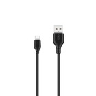 Дата кабель USB 2.0 AM to USB-C 2.0m 2.1A black XO (XO-NB103-TC-2-BK) U1093075