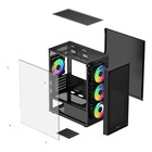 Корпус для ПК OCYPUS GAMMA C50 BK ARGB (GAMMA-C50-BKG400XX-GL) U1140277