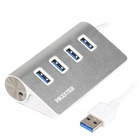 Концентратор Maxxter USB 3.0 Type-A 4 ports silver (HU3A-4P-01) U0500390