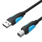 Кабель для принтера USB 2.0 AM/BM 1.0m black Vention (VAS-A16-B100) U1125685