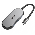Концентратор Armorstandart USB-C to HDMI 4K, PD, 3USB, SD, microSD Grey (ARM69366) U1063728