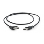 Дата кабель USB 2.0 AM/AF 0.75m Cablexpert (CC-USB2-AMAF-75CM/300-BK) U0483193