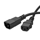 Кабель живлення C13 to C14 1.8m black ColorWay (CW-CBP087-BK) U1101710