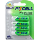 Аккумулятор PkCell AA R6 NiMH 2600mAh * 4 (PC/AA2600-4BA) U0461856