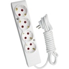 Мережевий подовжувач TECCO 3м 4 поста white (8681277842108) U1032882