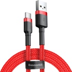 Дата кабель USB 2.0 AM to USB-C 3.0m 2A red Baseus (CATKLF-U09) U1106516