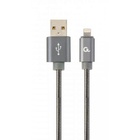 Дата кабель USB 2.0 AM to Lightning 2.0m Cablexpert (CC-USB2S-AMLM-2M-BG) U0384175