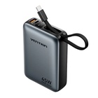 Батарея універсальна Vention 20000 mAh 45W Mini with Built-in USB-C Cable Gray (FHGH0) U1125409