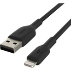 Дата кабель USB 2.0 AM to Lightning 1.0m PVC black Belkin (CAA001BT1MBK) U0482445
