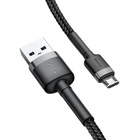 Дата кабель USB 2.0 AM to Micro 5P 2.0m 1.5A grey-black Baseus (CAMKLF-CG1) U0578161
