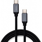 Дата кабель USB Type-C to Type-C 1.0m 100W E-Mark Chip Nylon Vinga (VCPCTC100BK) U0539085