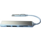 Концентратор Dynamode 5-in-1 USB Type-C/Type-A to 1хUSB3.0, 2xUSB 2.0, card-reader SD/MicroSD (DM-UH-518) U0860832