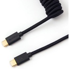 Дата кабель USB 2.0 AM to USB-C 1.36m Coiled black Keychron (CABB_KEYCHRON) U1073681