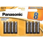Батарейка AA Alkaline Power лужна 8pcs Blister Panasonic (LR6T/8B) U1204024