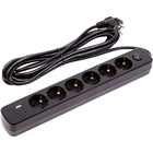 Мережевий фільтр живлення PowerPlant 5м, 6 розеток, USB (YS-N6086/5c) (EX610679) U1155724
