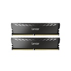 Модуль пам'яті для комп'ютера DDR4 16GB (2x8GB) 3600 MHz THOR Black Lexar (LD4U08G36C18LG-RGD) U0922393