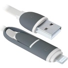 Дата кабель Defender USB10-03BP USB - Micro USB/Lightning, white, 1m (87493) U0248102