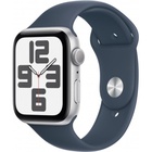 Смарт-часы Apple Watch SE 2023 GPS 40mm Silver Aluminium Case with Storm Blue Sport Band - S/M (MRE13QP/A) U0854966