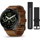 Смарт-годинник Garmin Venu 4 (45mm), Black w/ Slate + Leather, GPS смарт-годинник (010-03014-03) U1136497
