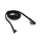 Дата кабель USB 2.0 AM to Lightning 1.0m 4.0A 90° corner black PZX (YT-PZX/V-113-M/B) U1084923