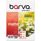 Фотопапір Barva A3, Everyday, Matte, self-adhesive, 105 g/m2, 20c (IP-ALE105-406) U1062397