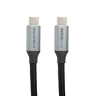 Дата кабель USB-C 3.1 to USB-C 1.0m 10Gbps, 100W, 20V/ 5A, 4K/ 60HZ PowerPlant (CA913312) U0654832