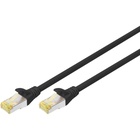 Патч-корд 3м CAT 6a S-FTP, AWG 26/7, Cu, PVC, black Digitus (DK-1644-A-030/BL) U1092616