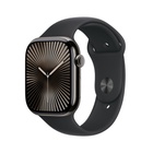 Смарт-годинник Apple Watch Series 10 GPS + Cellular 46mm Slate Titanium Case with Black Sport Band - S/M (MWYD3QH/A) U1072853