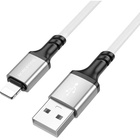 Дата кабель USB 2.0 AM to Lightning silicone BX83 white BOROFONE (6974443386363) U1144473