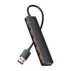 Концентратор Vention USB to 4xUSB 3.2 Gen2 + USB-C 10Gbps 0.15m black (CHOBB) U1125532