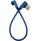 Дата кабель USB 2.0 AM to Lightning 0.25m blue Dengos (NTK-L-UG-SHRT-SET-BLUE) U0812996