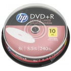 Диск DVD HP DVD+R 8.5GB 8X DL IJ PRINT 10шт Spindle (69306/DRE00060WIP-3) U0447442