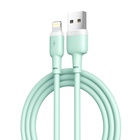 Дата кабель USB 2.0 AM to Lightning 1.0m 2.1A silicone green XO (NB208-L-1-GR) U1093043