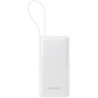 Батарея універсальна Baseus Bipow 2 20000mAh 20W with USB-C cable white (P10077101213-01) U1111437