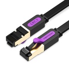 Патч-корд 15m UTP cat 7 RJ-45 flat black Vention (ICABN) U1179458