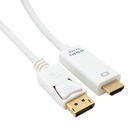 Кабель мультимедийный DisplayPort to HDMI 2.0m EXTRADIGITAL (KBD1669)