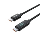 Дата кабель USB-C to USB-C 1.8m PD100W digital display silicone Choetech (XCC-1063) U1168826
