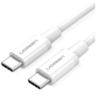 Дата кабель USB-C to USB-C 1.5m US264 18W ABS Cover White Ugreen (60519) U0764002